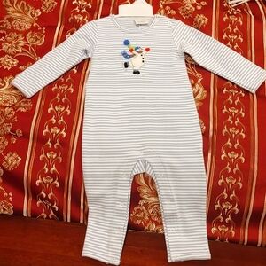 COPY - Squiggles snowman romper